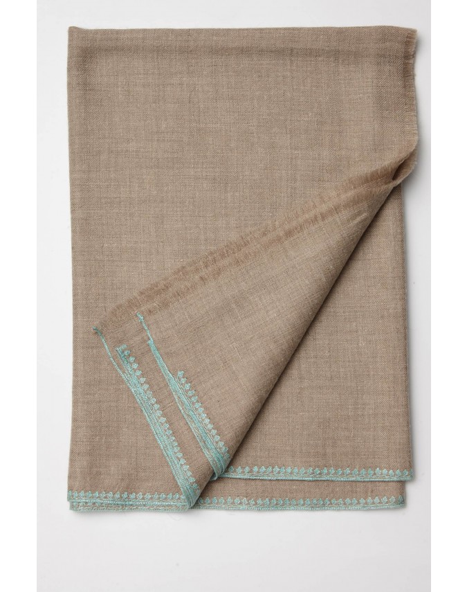 Suhana embroidered cashmere stole